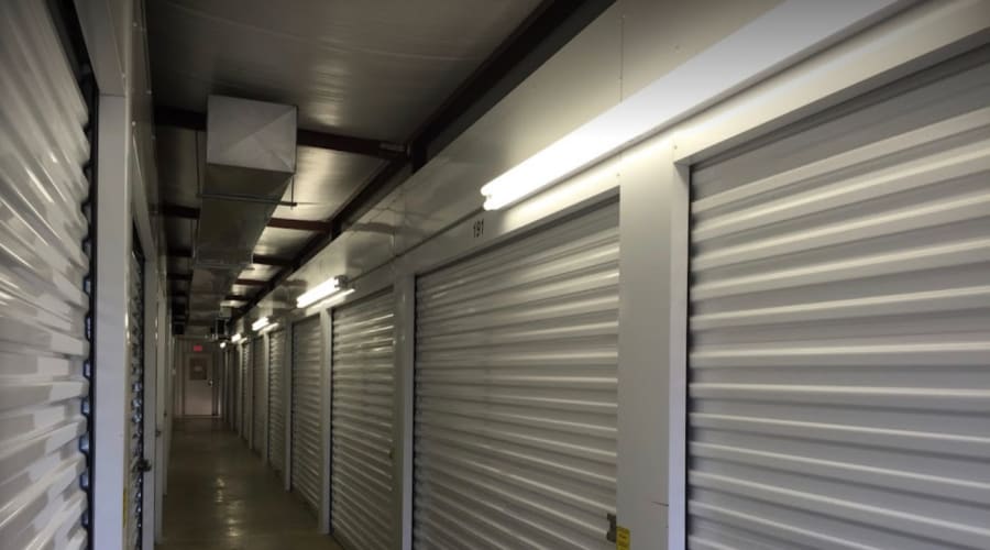 Temperature controlled units at KO Storage in D'Iberville, Mississippi