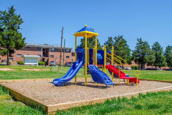 The community playground at Oaks at Northgate in Durham, North Carolina