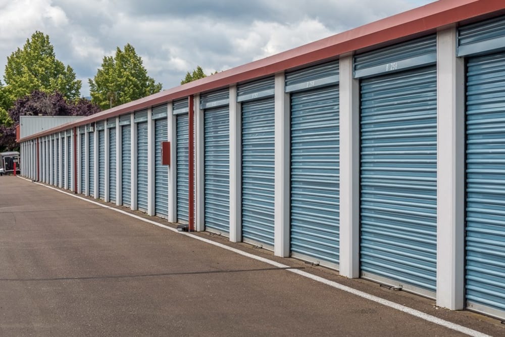 Secure units at Walnut Blvd Self Storage in Corvallis, Oregon.
