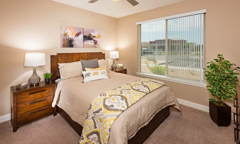 Cozy bedroom at Southern Avenue Villas