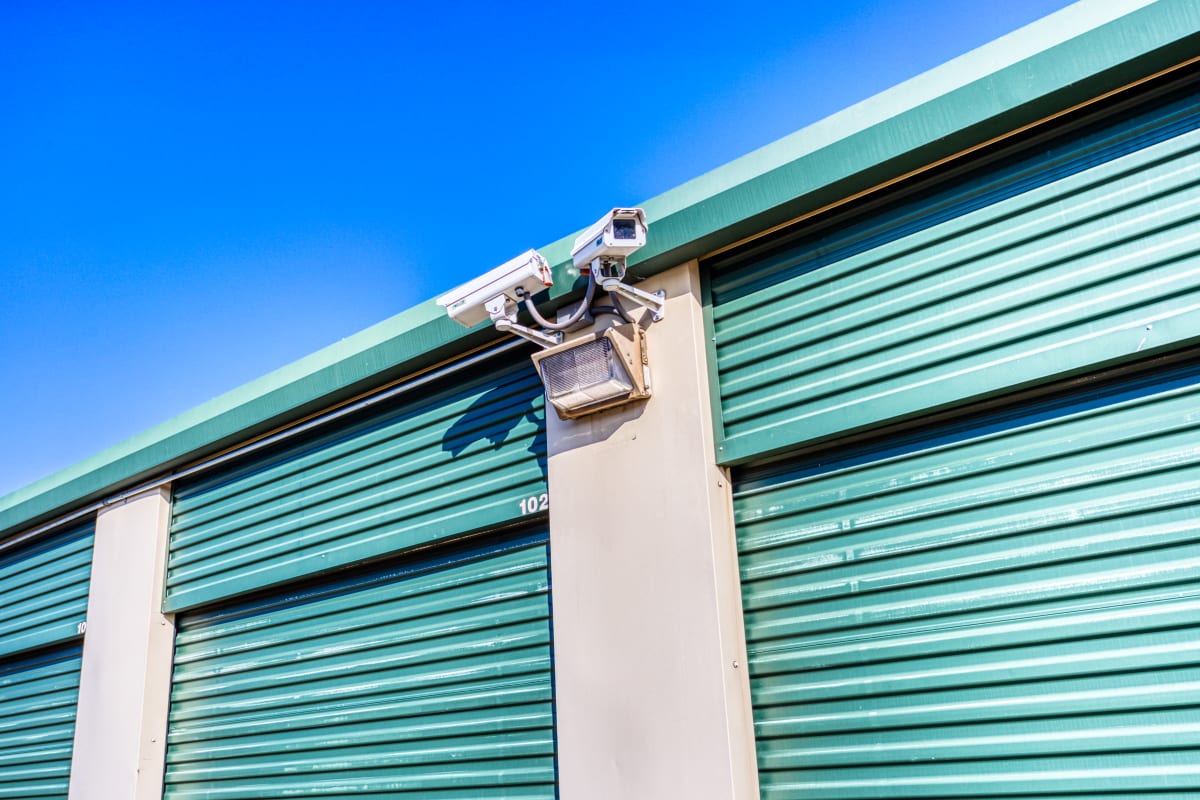 Video monitoring over RV parking in Greenville, Texas at Devon Self Storage