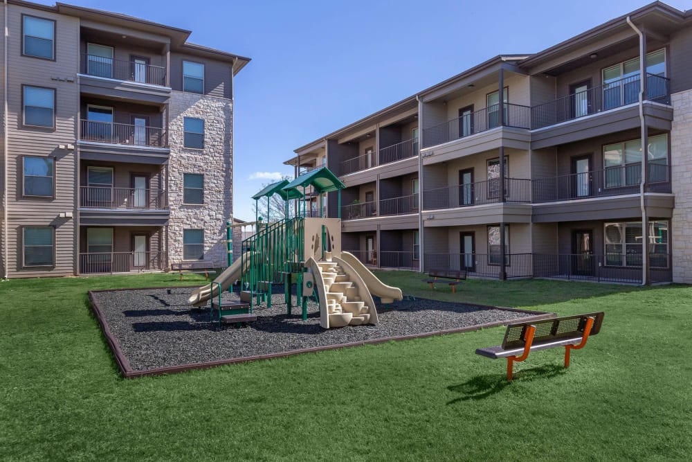 Playground at Lotus Village in Austin, Texas