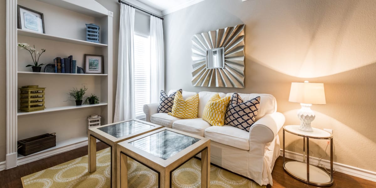 Living room at Marquis at Deerfield in San Antonio, Texas