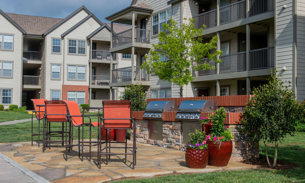 Bbq with seating at Colonies at Hillside in Amarillo, Texas