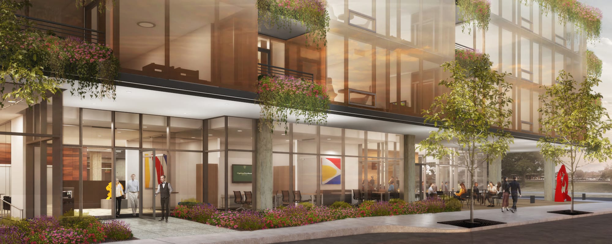 Exterior at Optima Verdana™ in Wilmette, Illinois