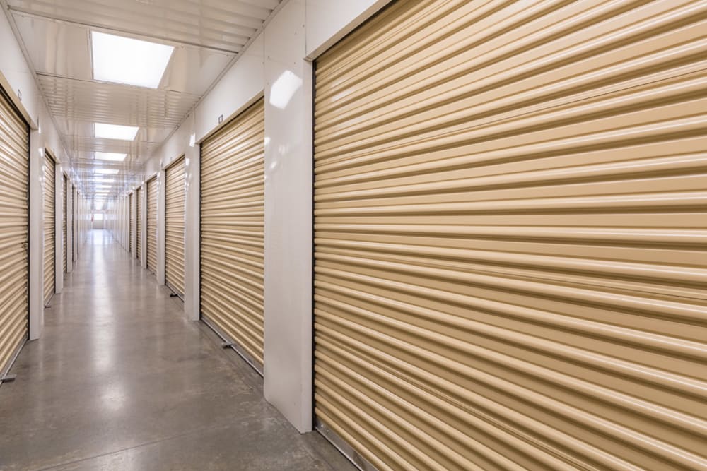 Interior units at Express Storage in Pasco, Washington.