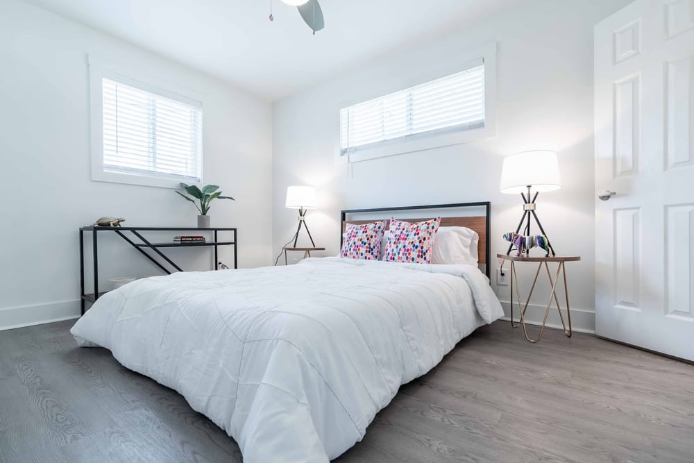 Rendering bedroom studio at The Motif by Morningside in Atlanta, Georgia