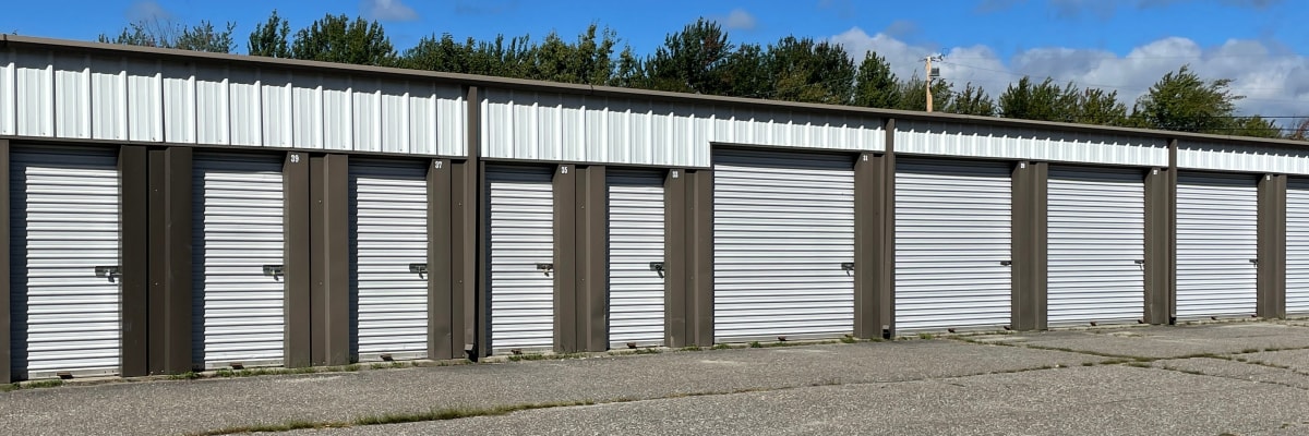 Unit size guide from KO Storage in Richmond, Maine