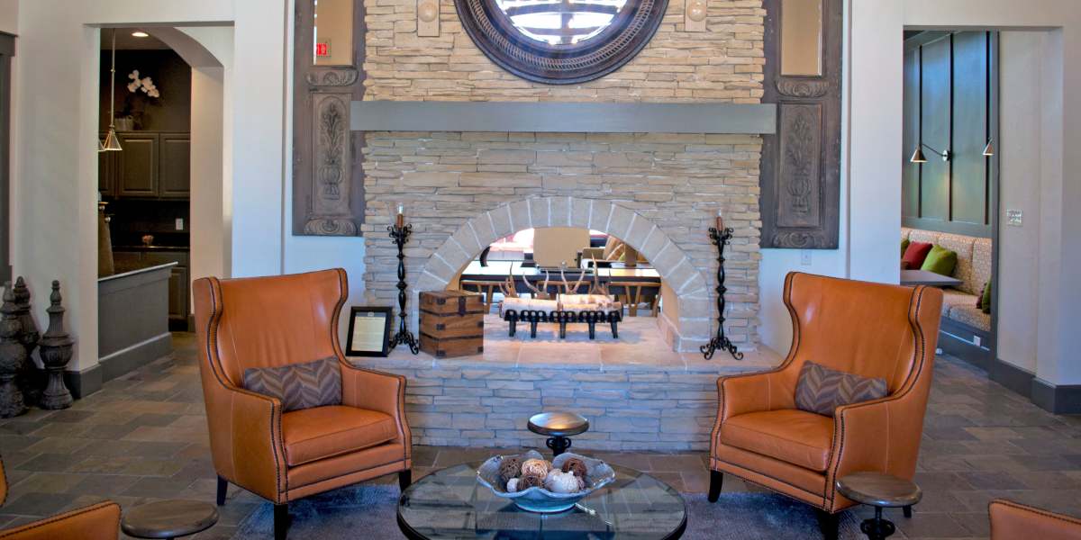 Clubhouse for the residents at Whispering Pines Ranch in The Woodlands, Texas