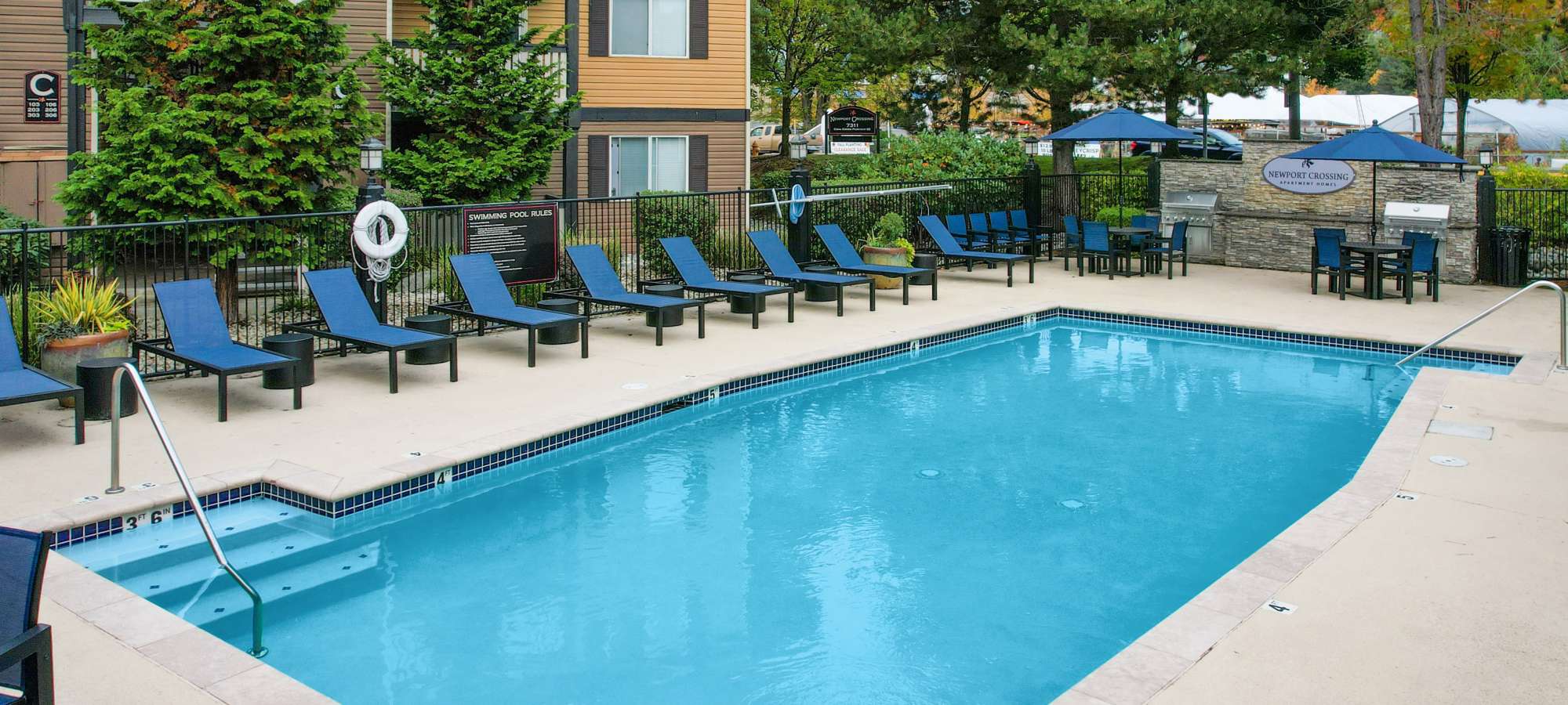 Floor Plans at Newport Crossing Apartments in Newcastle, Washington