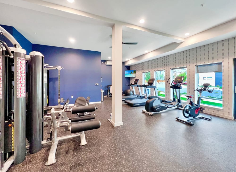 Fitness Center  with Cardo Machines at Kestrel Park in Vancouver, Washington