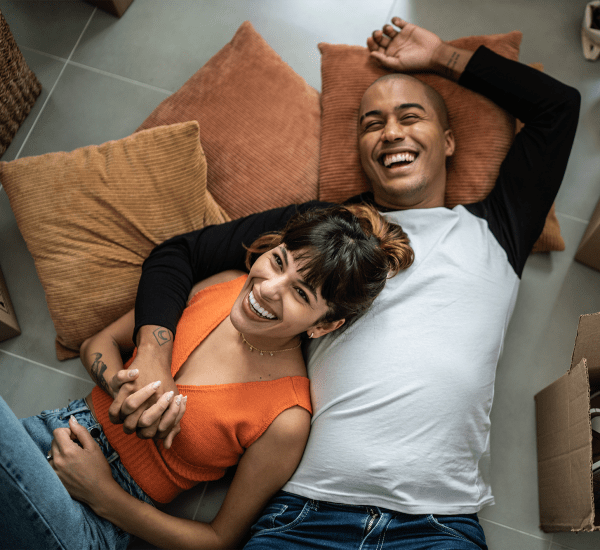 resident couple inside their apartment at Integra Village at Tymber Creek in Daytona Beach, Florida