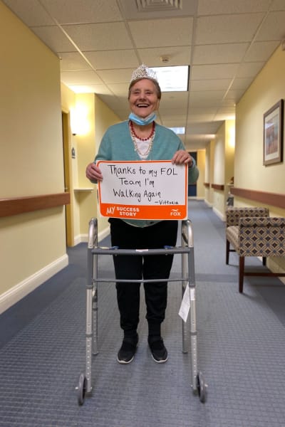 Success story resident at The Birches at Newtown