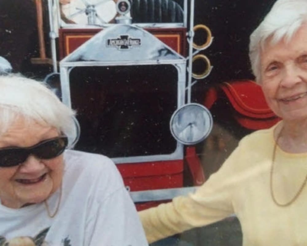 Resident Betty at her dare to dream event from Arlington Place of Red Oak in Red Oak, Iowa.