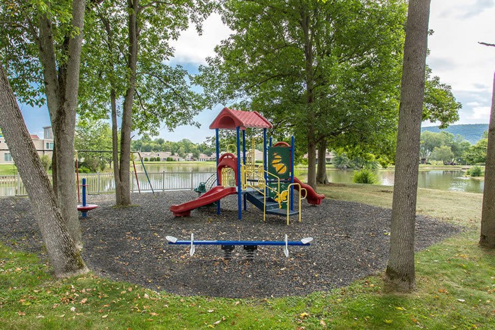 Playground at Emerald Springs Apartments in Painted Post, New York.