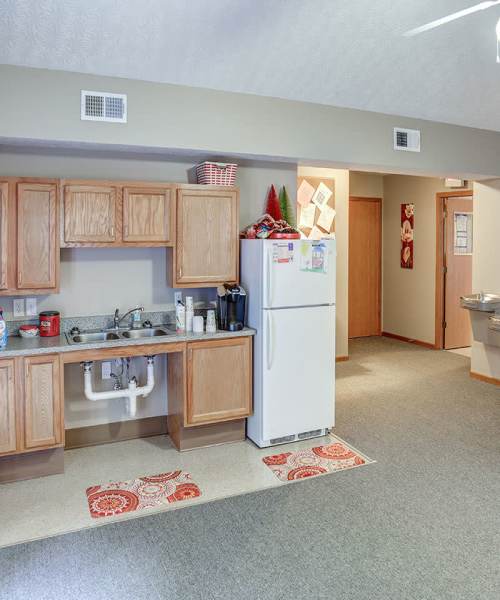 Community kitchen at Preston's Crossing in Prestonsburg, Kentucky