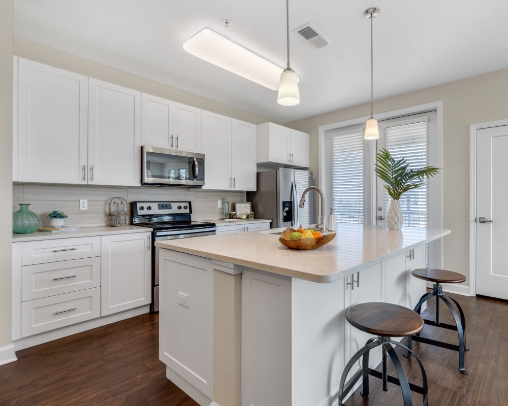 Model kitchen at The Point at Town Center in Jacksonville, Florida