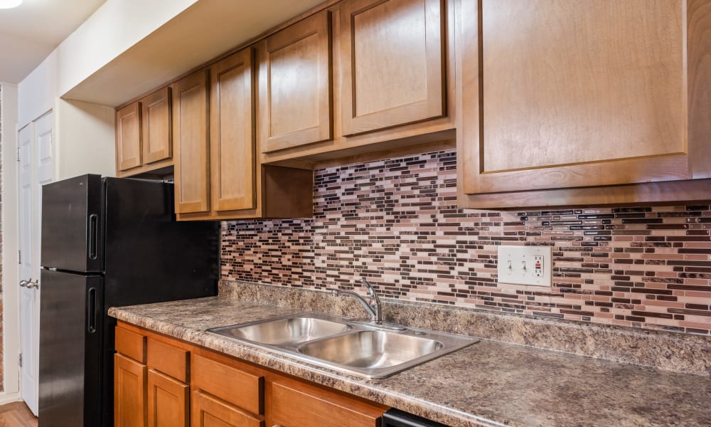 Spacious kitchen at Thirty43 by the Greene in Kettering, Ohio