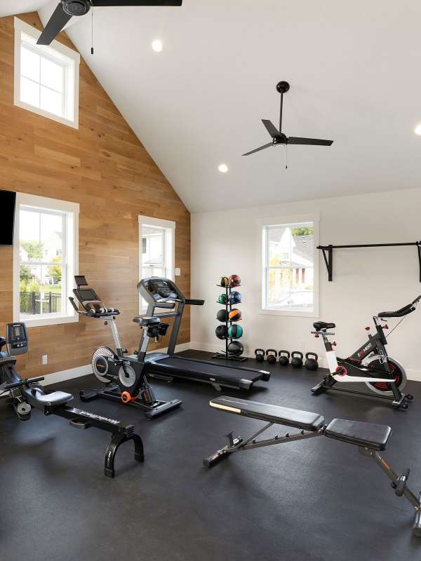 Fitness center at Mills Creek in Maple Grove, Minnesota