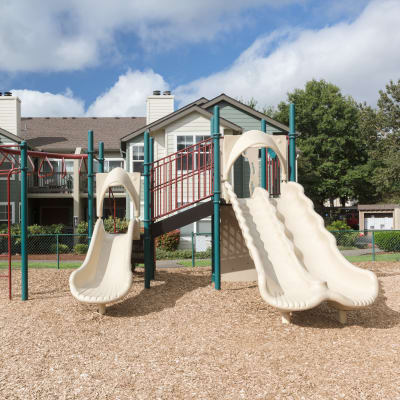 Play structure at Timbers at Tualatin in Tualatin, Oregon