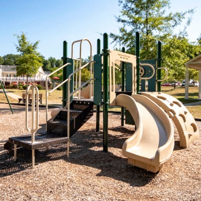 A playground at Masters Hill Historic in Quantico, Virginia