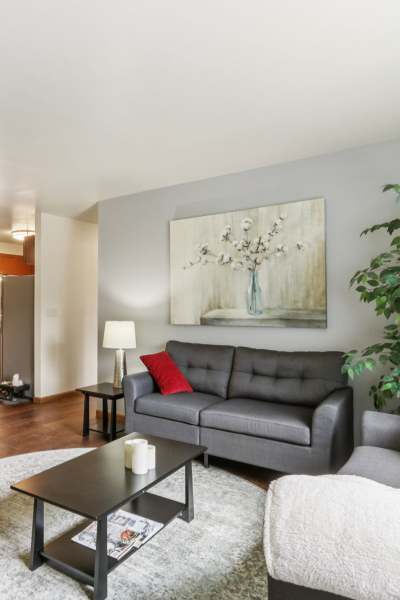 Living room  at Equity Property Management LLC in Merrillville, Indiana