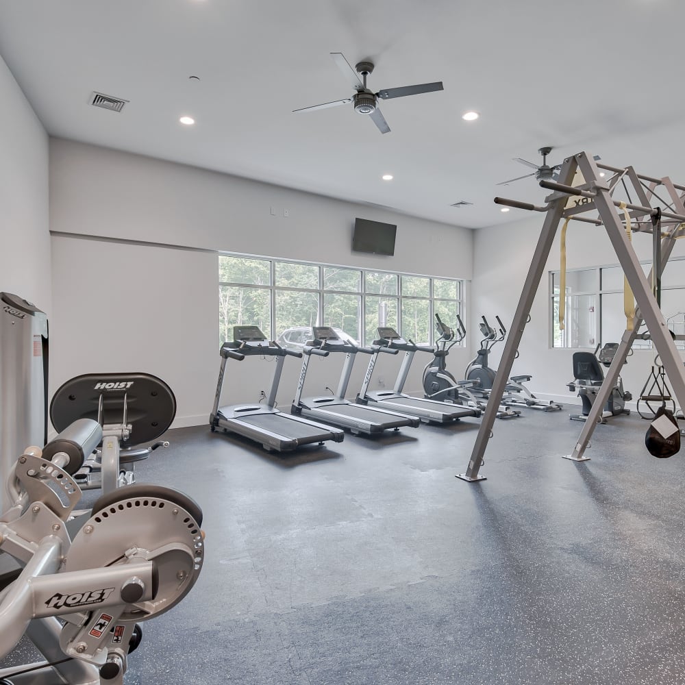 Well equipped fitness center at 60 Mansfield Road, New London, Connecticut