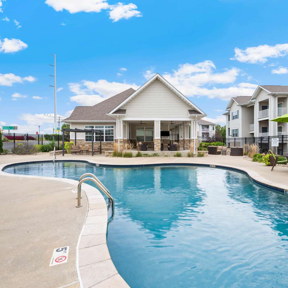 Swimming pool at Celtic Crossing in St. Peters, Missouri