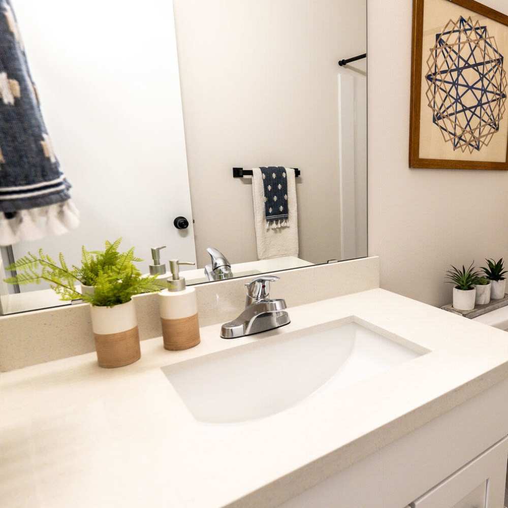 Bathroom with large window at 4315 S. Alder in Tacoma, Washington