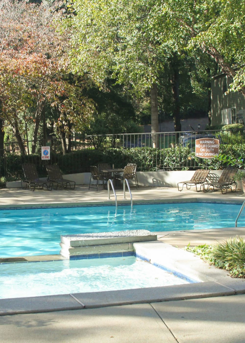 Swimming pool at Towne Creek Apartment Homes, Gainesville, Georgia