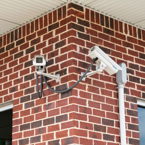 Security cameras at Red Dot Storage in Collinsville, Illinois