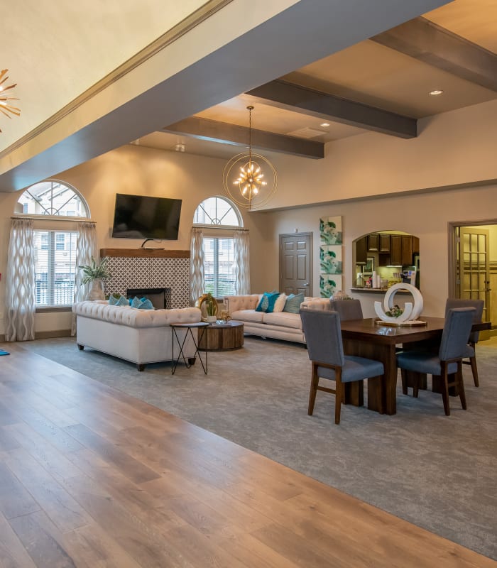 Resident clubhouse at Tuscany Place in Lubbock, Texas