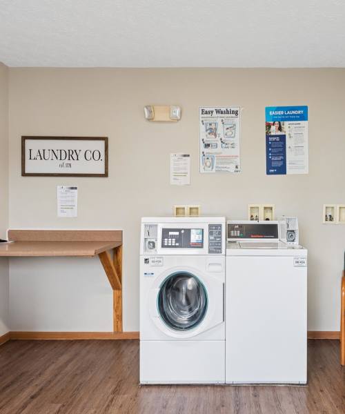 Laundry area at Webster Glen in Peebles, Ohio
