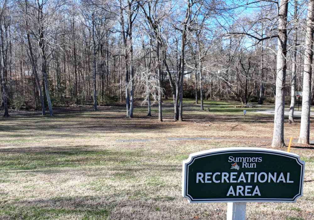 Recreational area at Summers Run Apartments in Asheboro, North Carolina