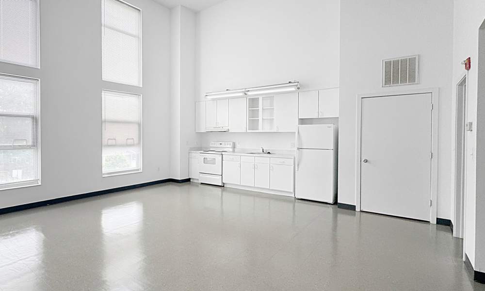 Upgraded kitchen at Artspace Lofts Mount Rainier in Mount Rainier, Maryland