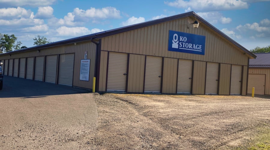 External storage units at KO Storage in Nisswa, Minnesota