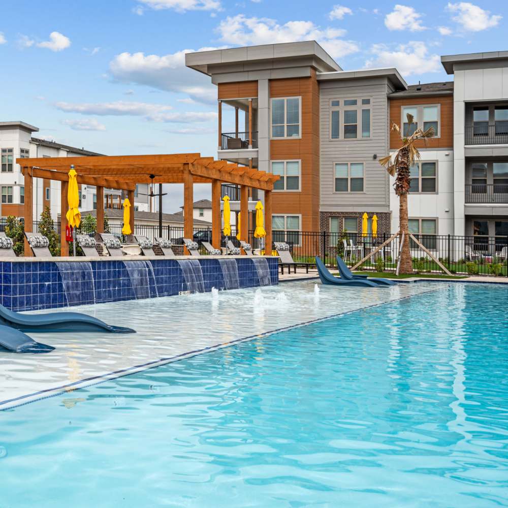 Swimming pool at Opal Point at Kyle in Kyle, Texas