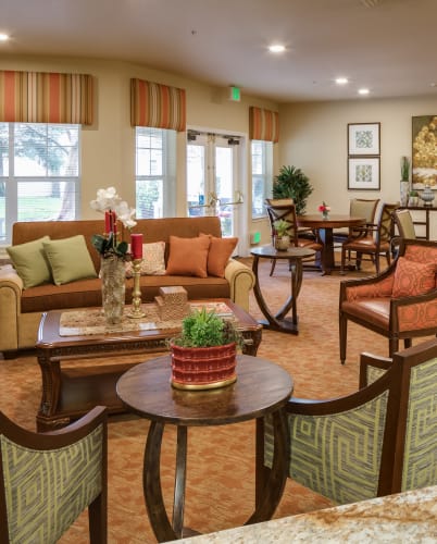 Community area at Dale Commons in Modesto, California