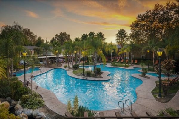 Residents at The Palms Apartments in Sacramento, California