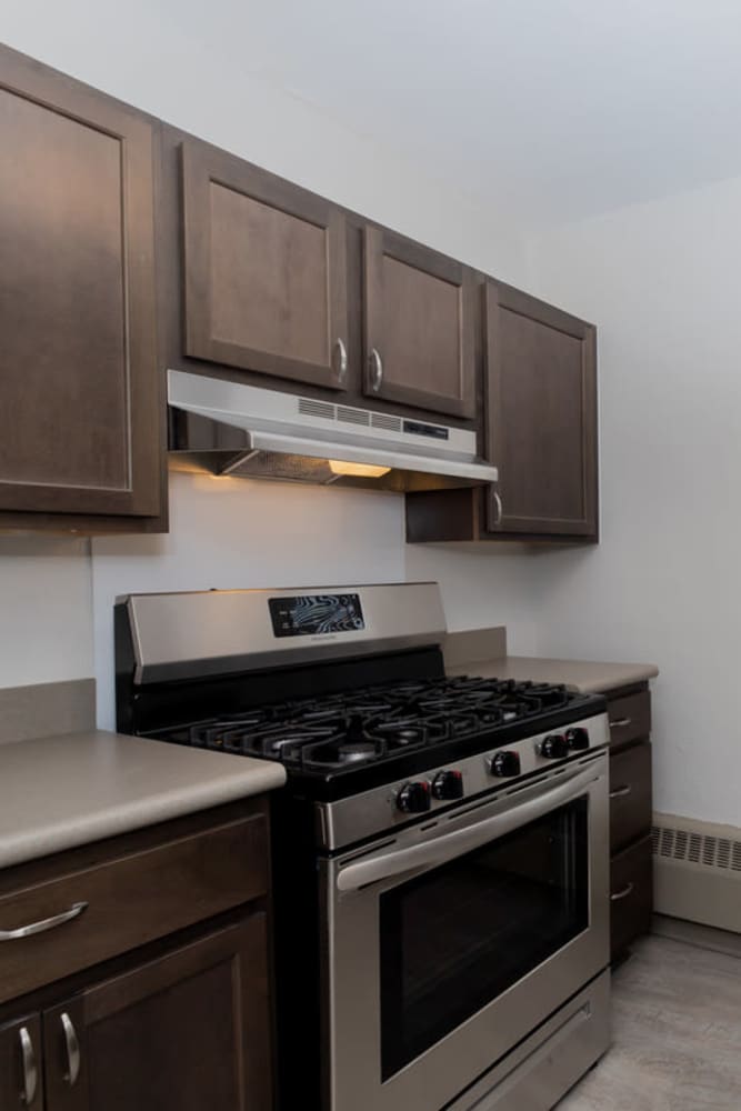 Kitchen at Community Meadows Apartments in Camden, New Jersey