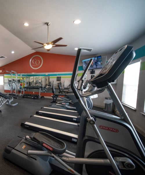 Fitness center at Lighthouse Landings in Indianapolis, Indiana