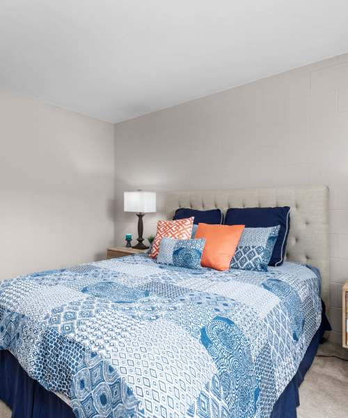 Apartment Bedroom at West End Terrace Apartments in St. Louis, Missouri