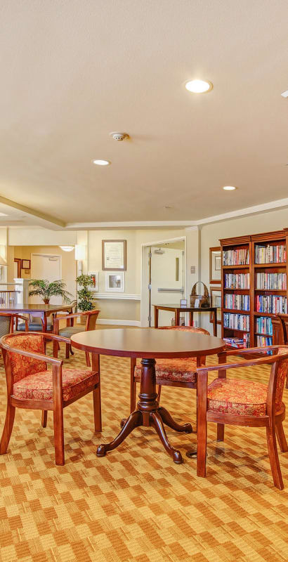 Room for reading at The Commons at Union Ranch in Manteca, California