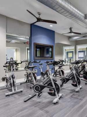 Workout facility at Echelon at Odenton in Odenton, Maryland