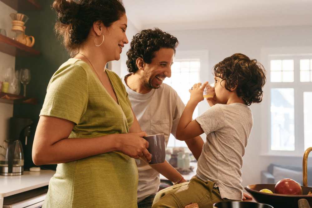Family at Mariposa at Communications Parkway in Plano, Texas