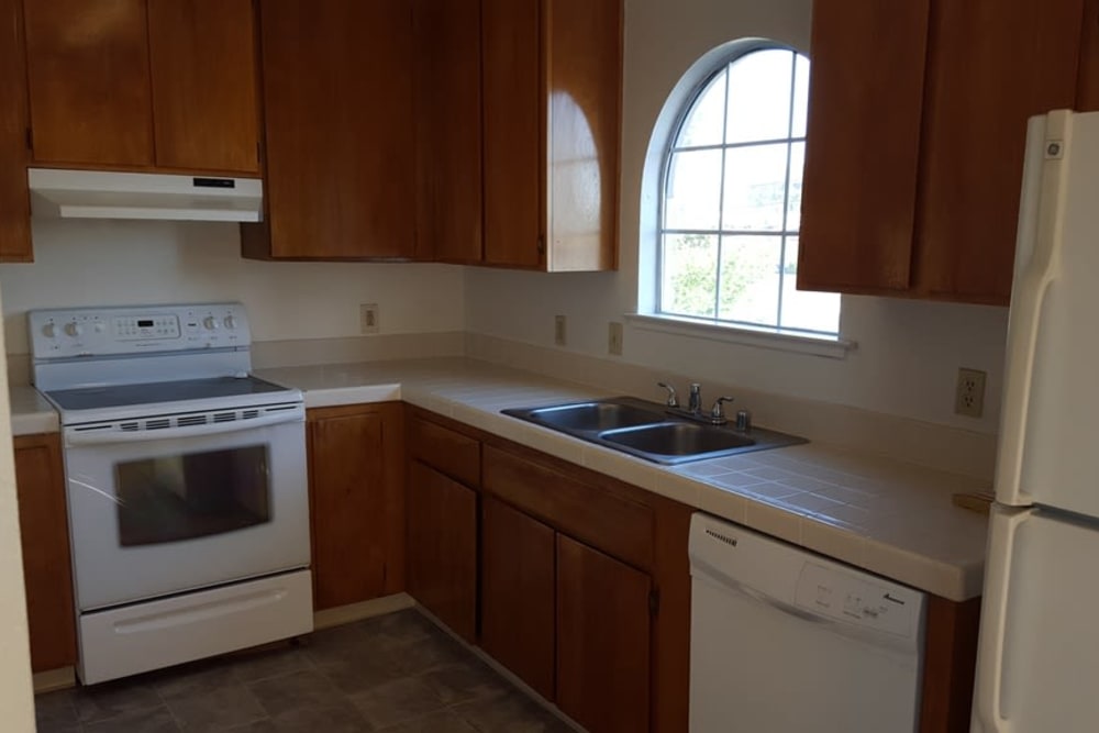 Kitchen at Wyda Garden Apartments in Sacramento, California