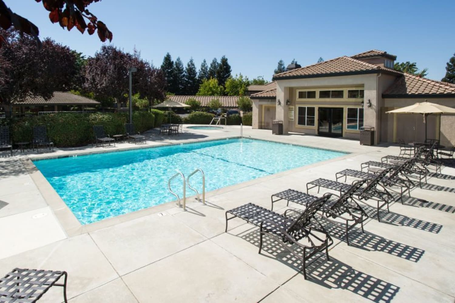 Enjoy apartments with a swimming pool at La Vina Apartments in Livermore, California