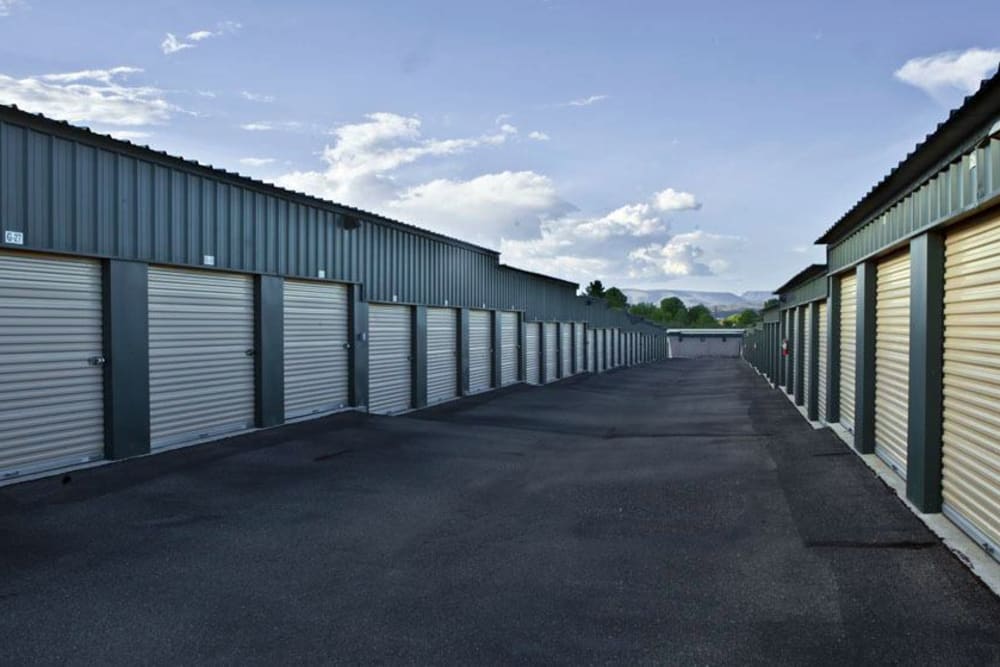 Outdoor units at Cottonwood Discount Storage in Cottonwood, Arizona.