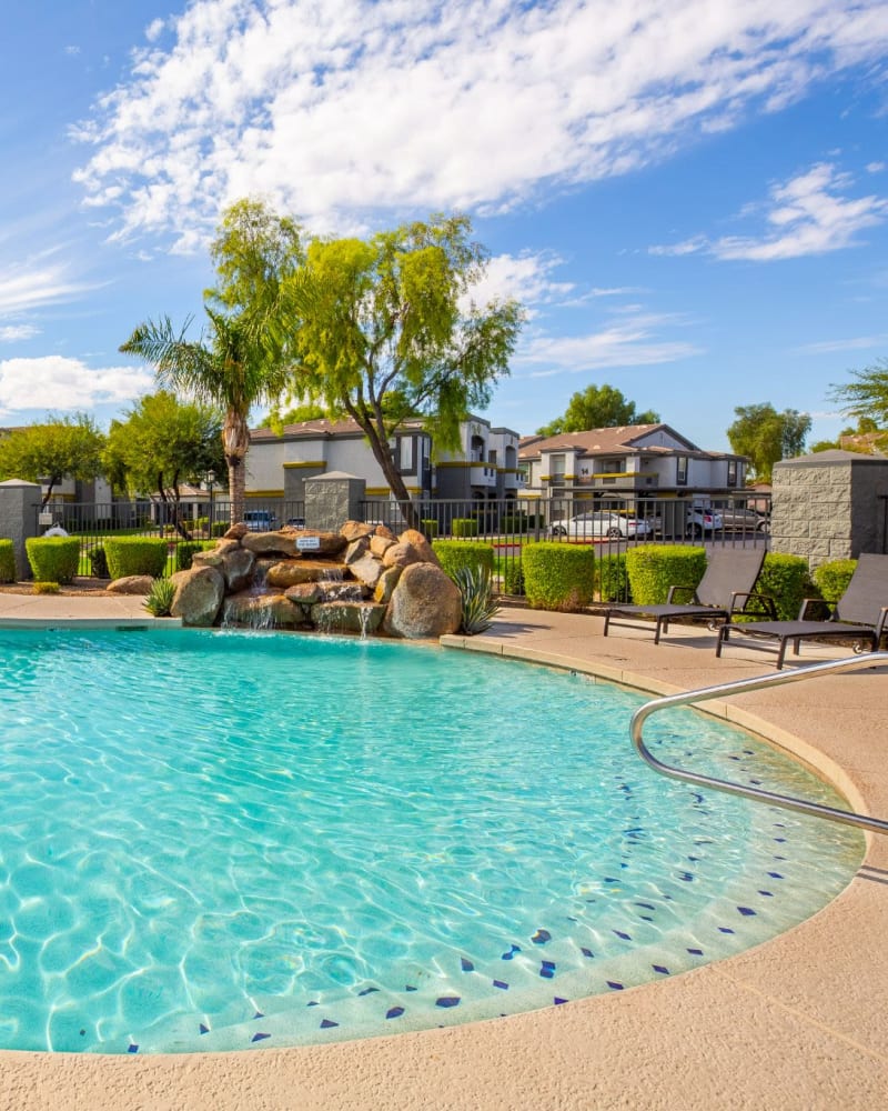 Resort-style pool at Tamarron, Phoenix, Arizona