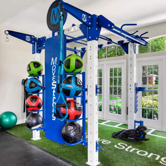 Resident gym at Harbortown Apartments in Orlando, Florida